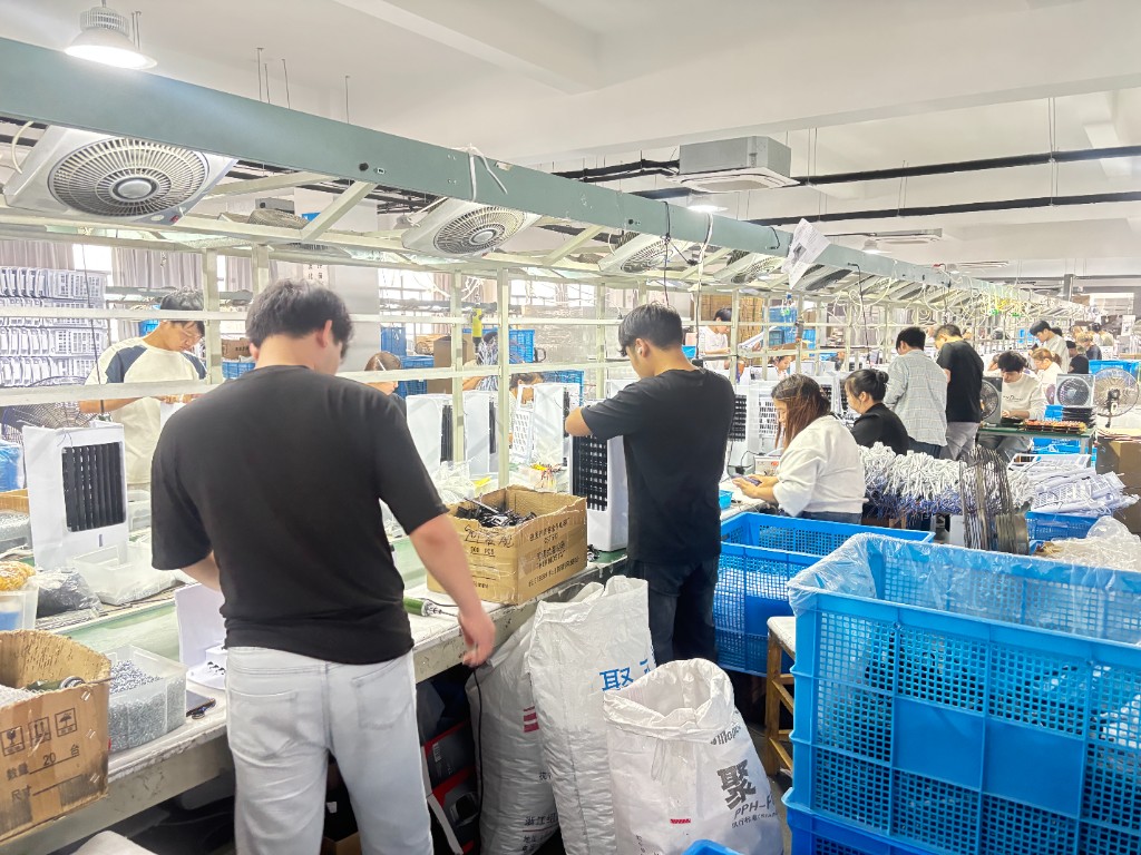 Cixi factory assembly line
